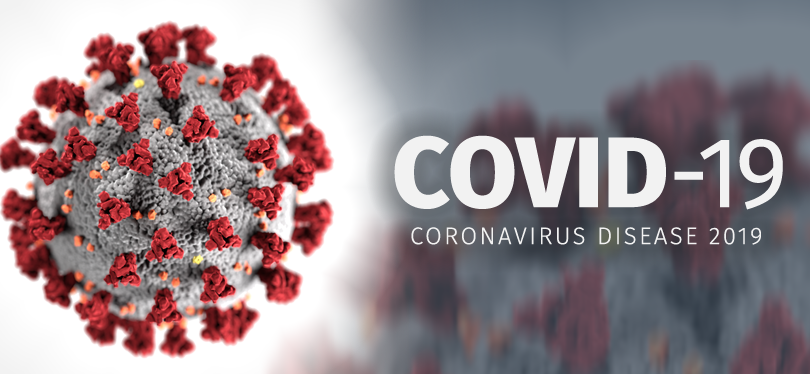 microscopic example of a coronavirus