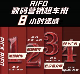 RIFO集团献给大家一份诚意大礼：＂乘风破浪数码营销营