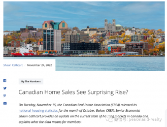 最新！加拿大全国大部分房市销售回升
