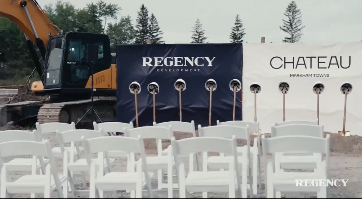 Regency Development又一最新项目Chateau Markham Towns 于5月22