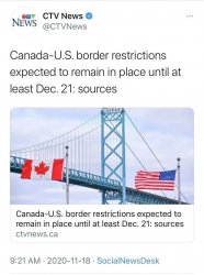 加美边境再关30天!多伦多、约克区或再次封城!