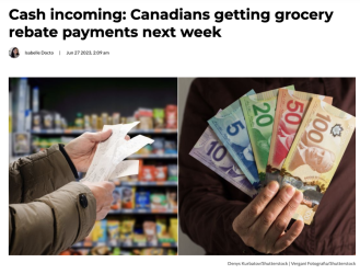 注意查收!食品杂货补贴将于7月5日发放!