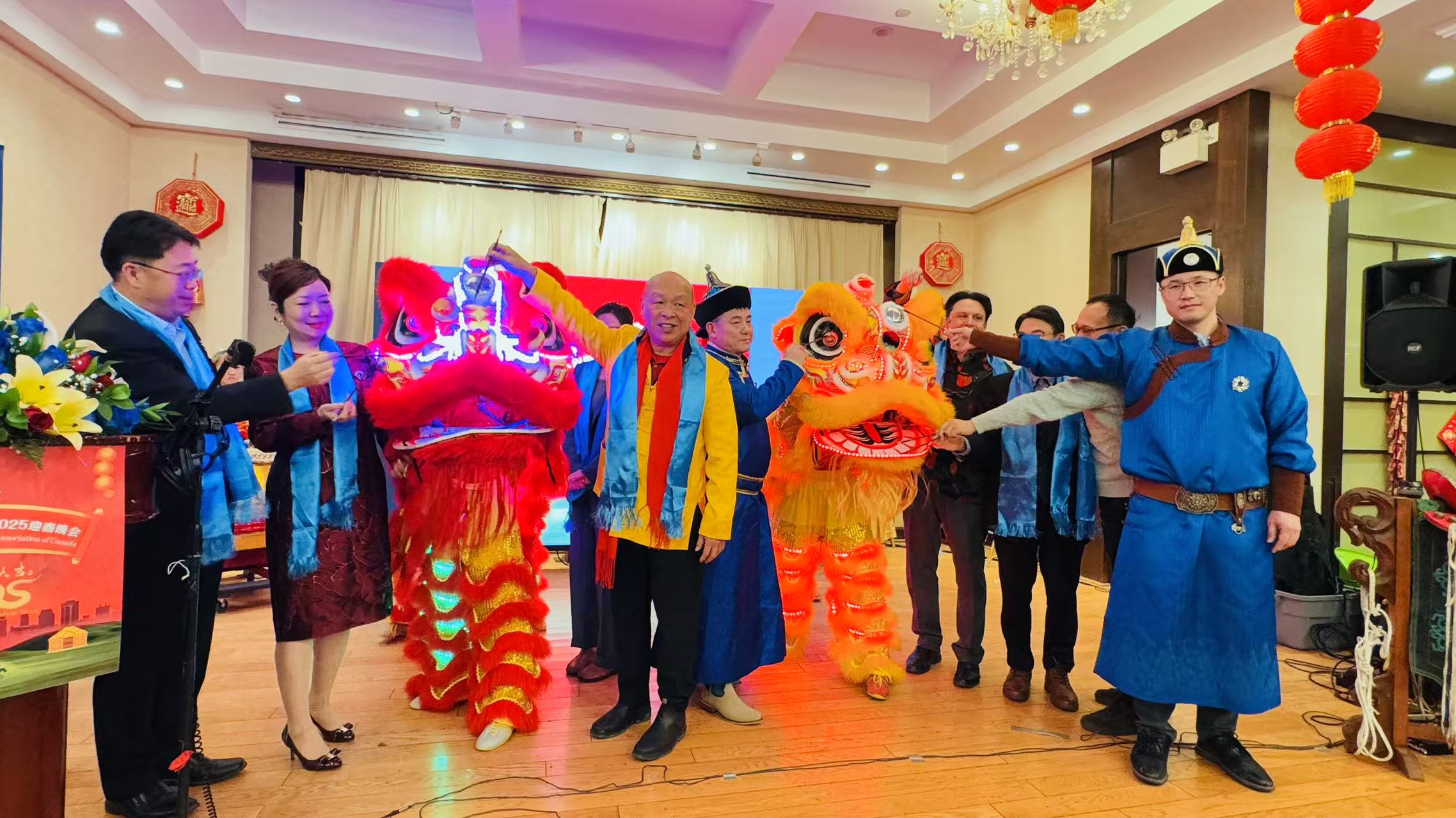 400乡亲齐聚加拿大内蒙古同乡会2025迎春晚会