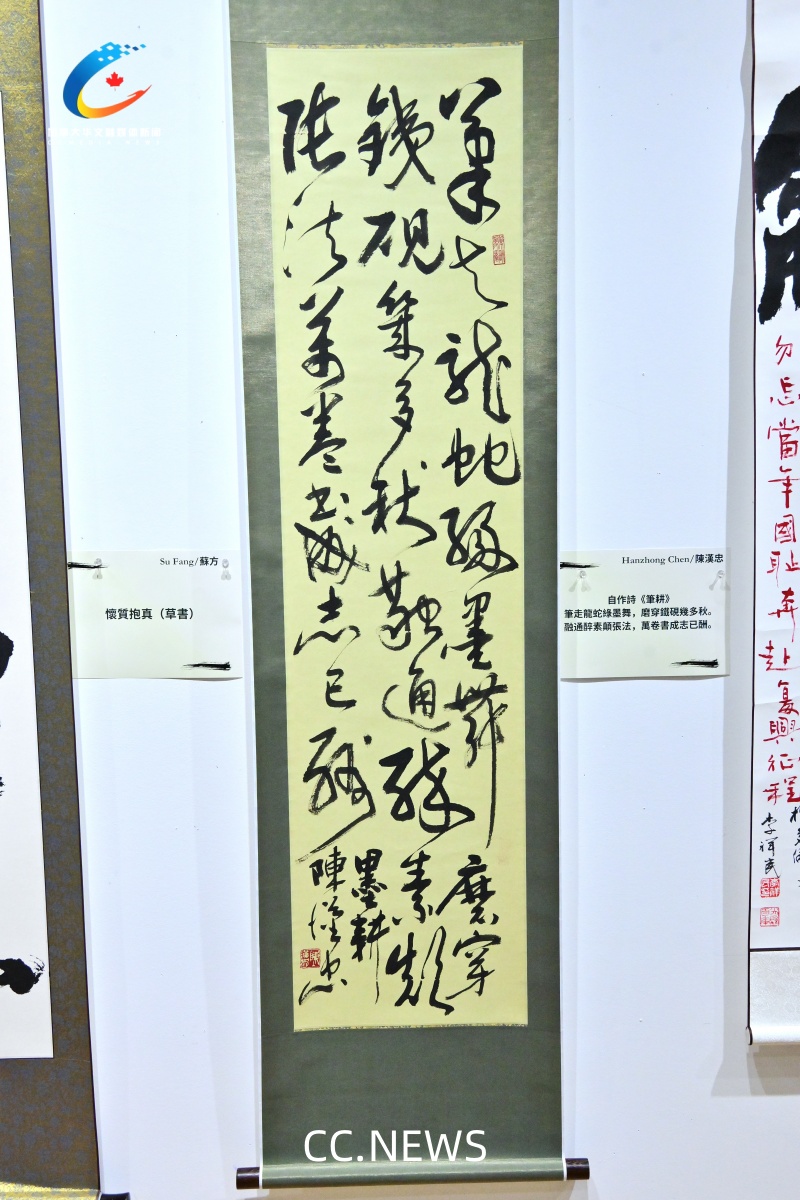 亞裔傳統文化藝術節第7場【楓和墨韻】書法展隆重開幕