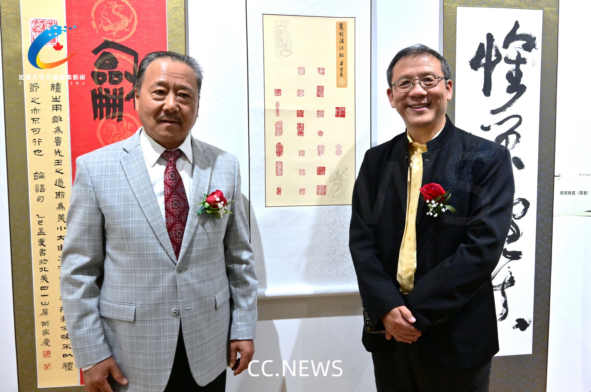 亞裔傳統文化藝術節第7場【楓和墨韻】書法展隆重開幕