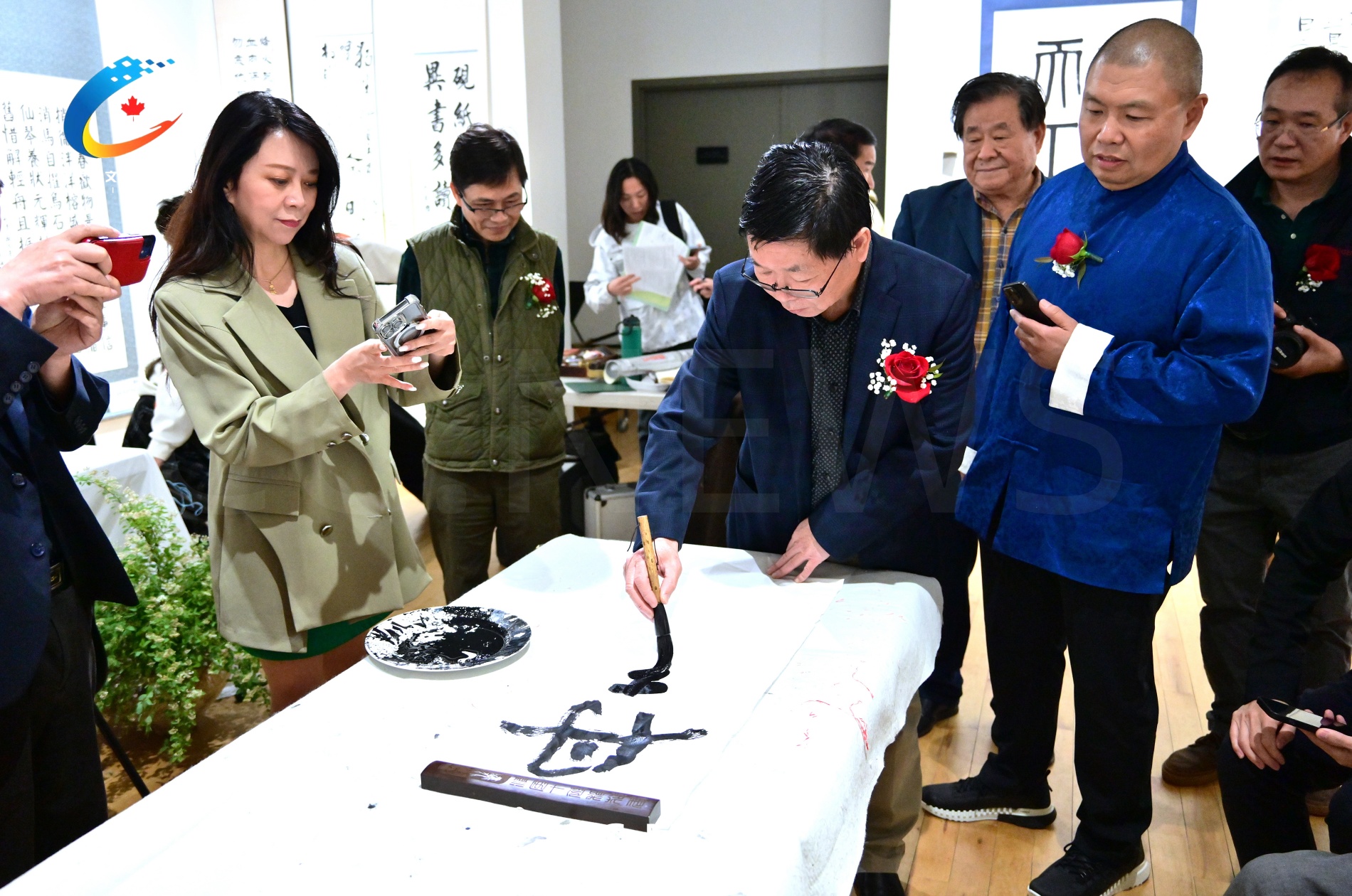 亞裔傳統文化藝術節第7場【楓和墨韻】書法展隆重開幕
