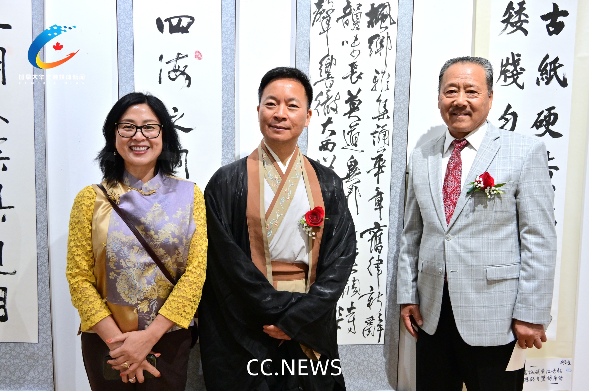 亞裔傳統文化藝術節第7場【楓和墨韻】書法展隆重開幕