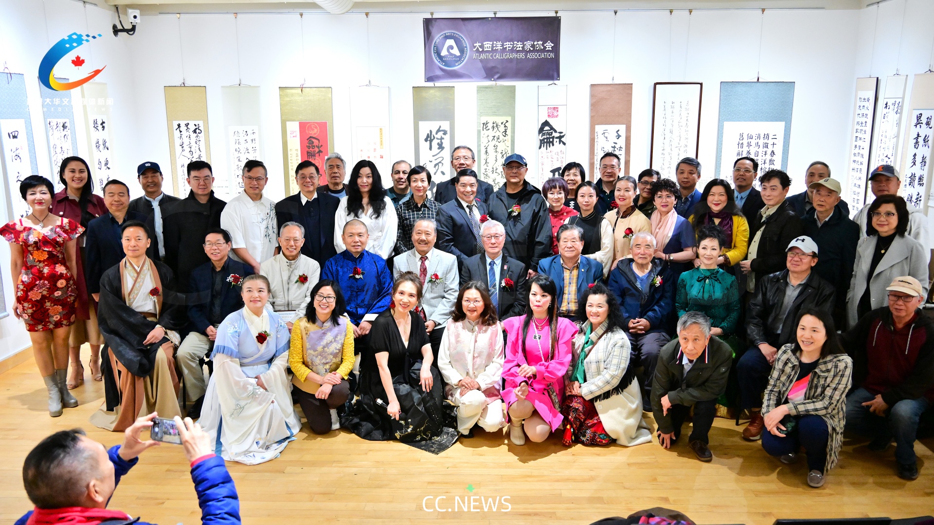 亞裔傳統文化藝術節第7場【楓和墨韻】書法展隆重開幕