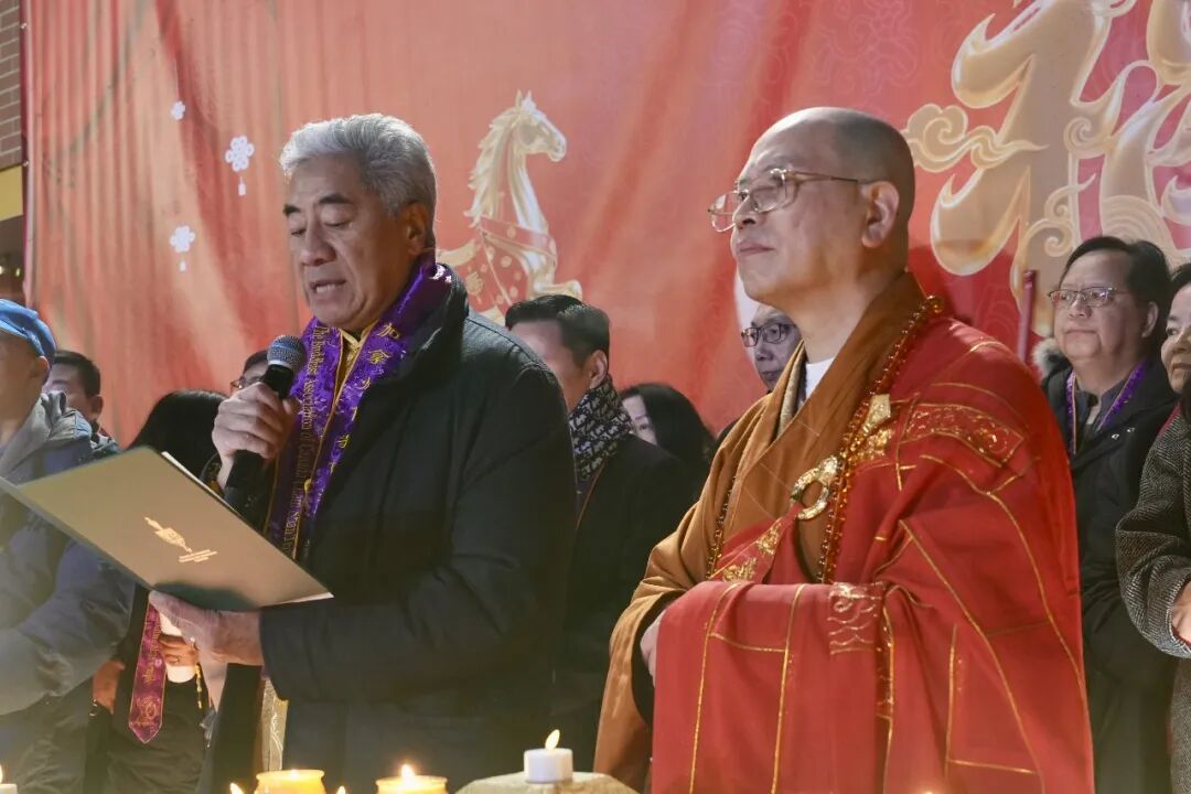 万众同心迎马年|加拿大佛教会湛山精舍举行2026丙午除夕敲钟祈福