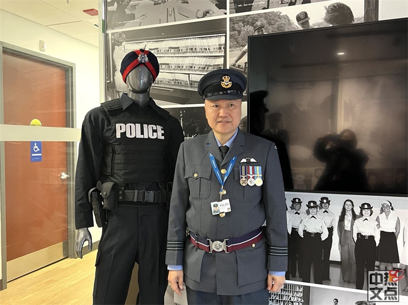 香港航空团荣誉少校陆炳雄三次获邀参与皮尔区警察局警察总长体验