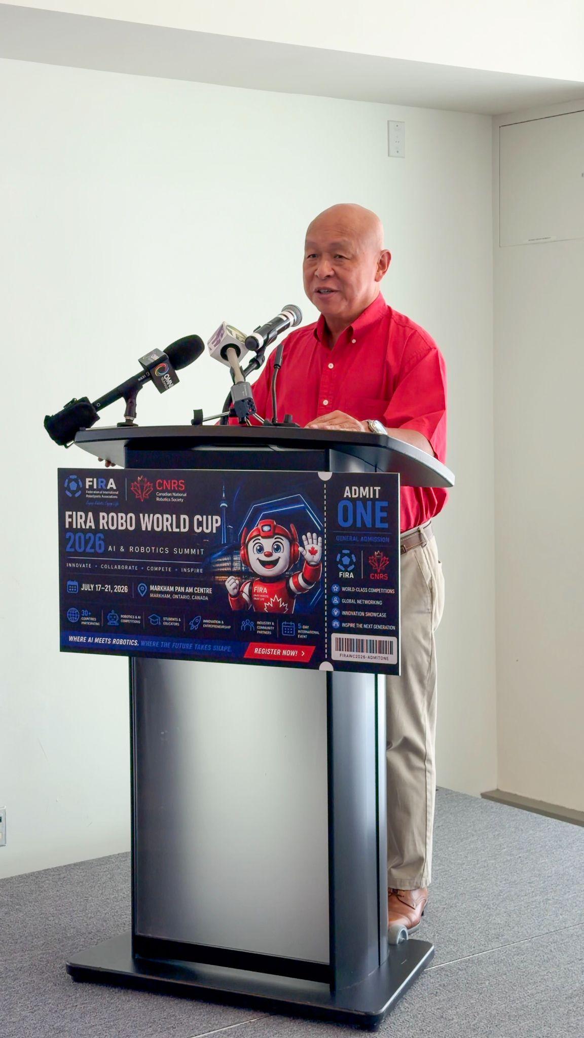 第31届 FIRA全球机器人与人工智能盛会 2026年7月落地加拿大万锦