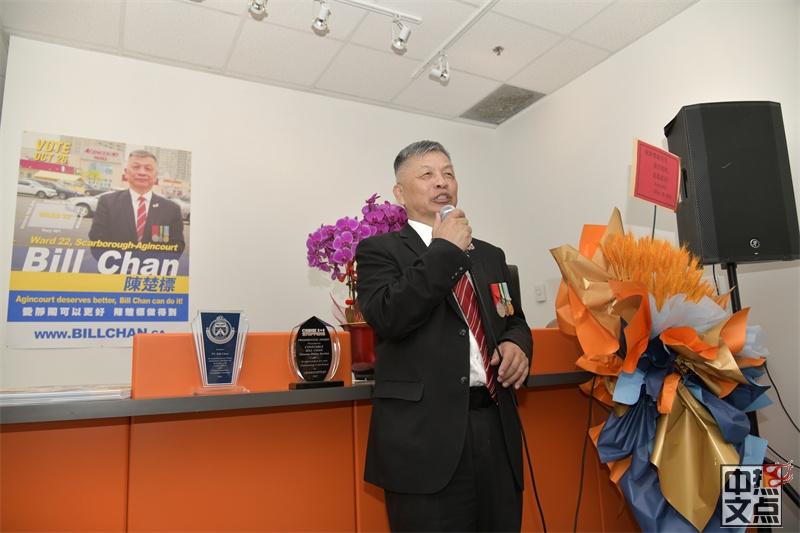 退休多伦多警官陈楚标启动竞逐多伦多第22区士嘉堡-爱静阁市议员